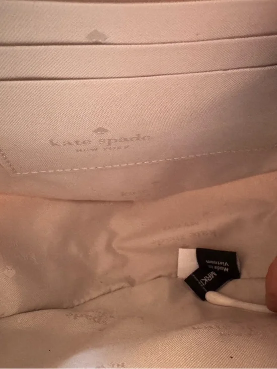 Kate Spade Love Shack Wicker Heart Crossbody Floral - Picture 7 of 7